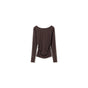MADALINE TOP BRUN NE