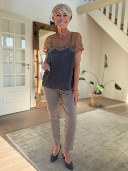 Buggi Sheer Lace T-Shirt