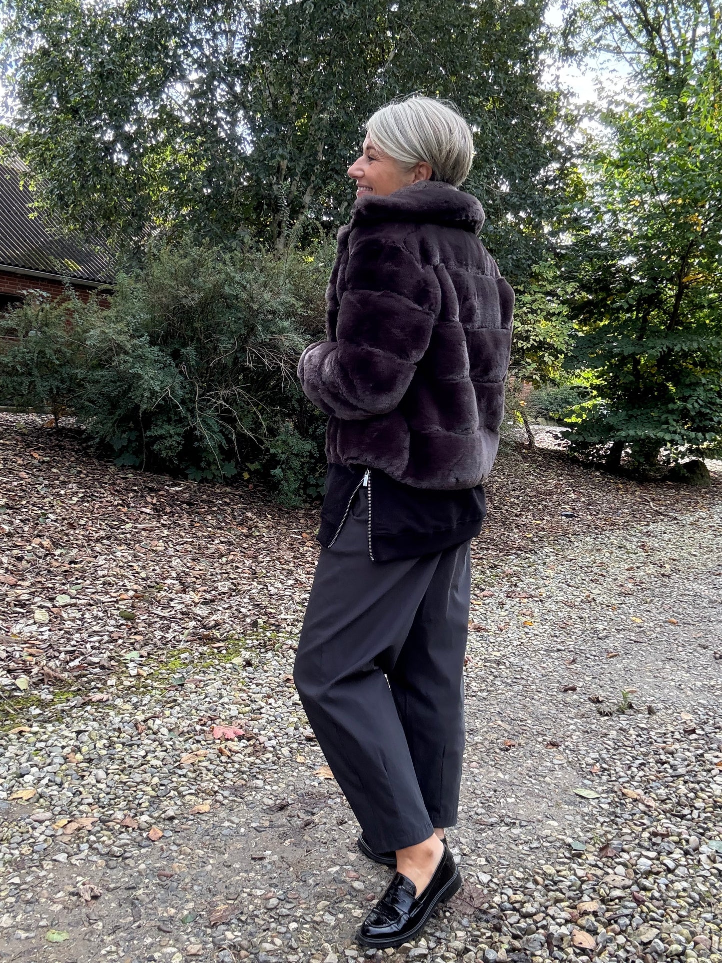 KORT FAKE FUR JAKKE NOTYZ