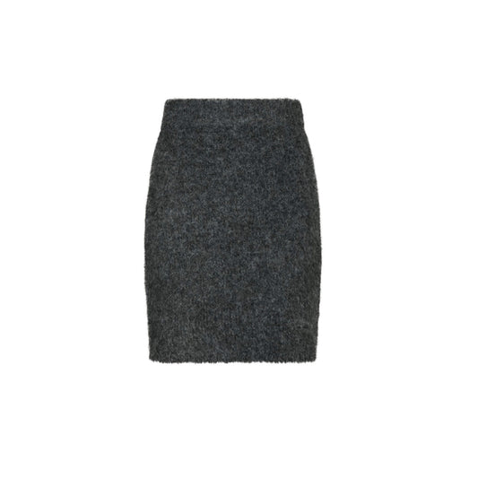 NARIA FLUFFY KNIT NEDERDEL NEO NOIR