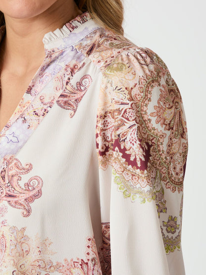 Roselle Artist Paisley Bluse