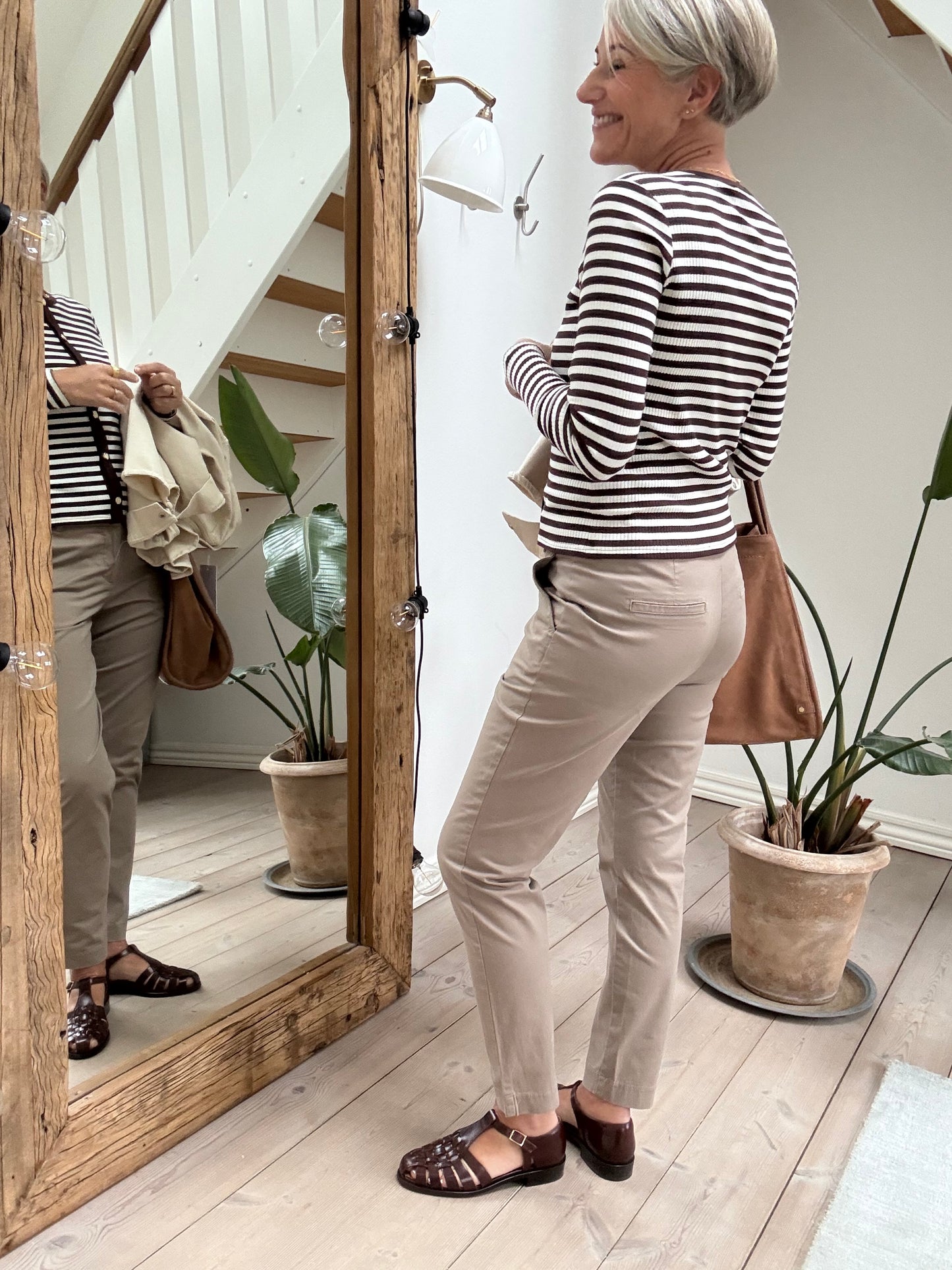 Rib Striped Cardigan