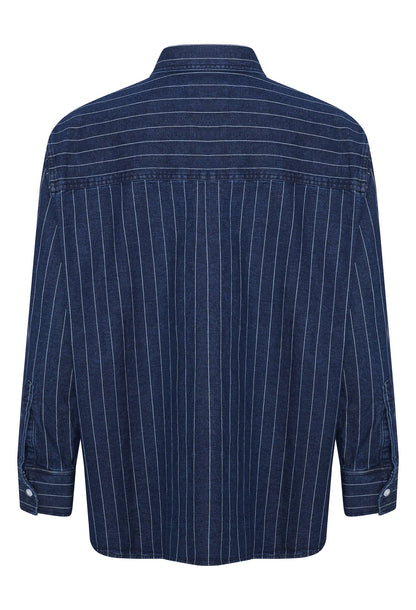 Collette Stribet Denim Skjorte
