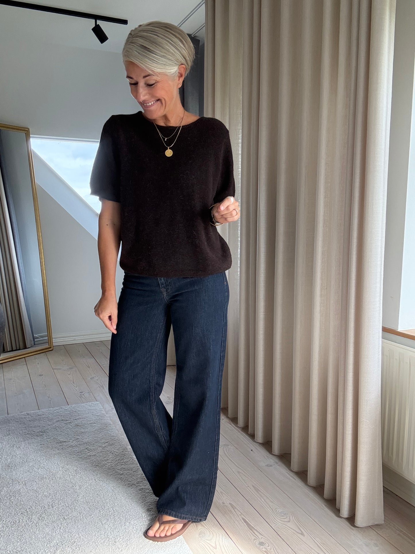KARLI 139 HIGH WIDE DECO JEANS MEW
