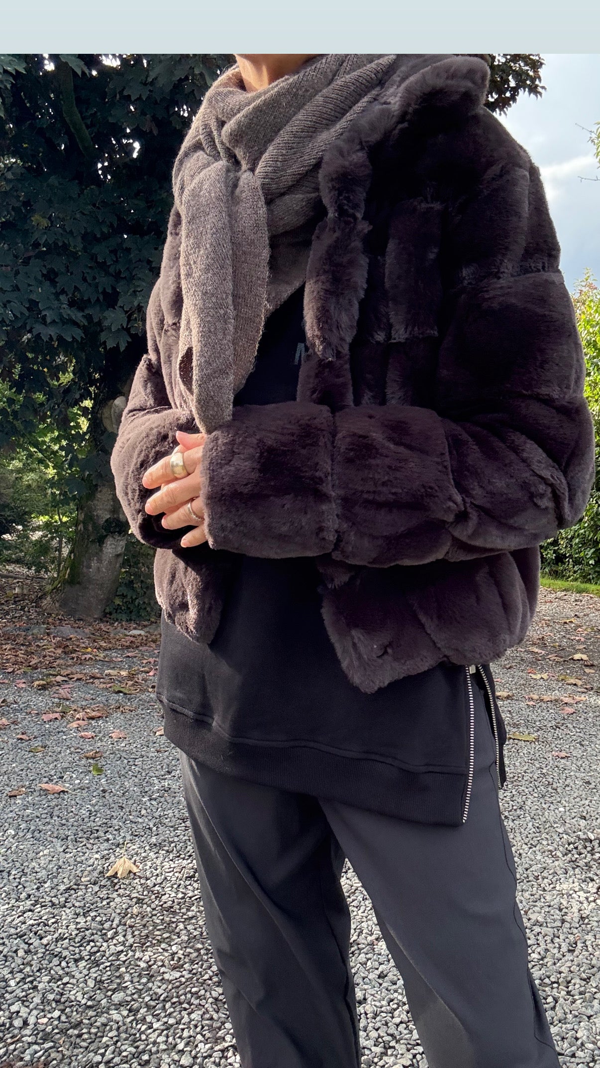 KORT FAKE FUR JAKKE NOTYZ