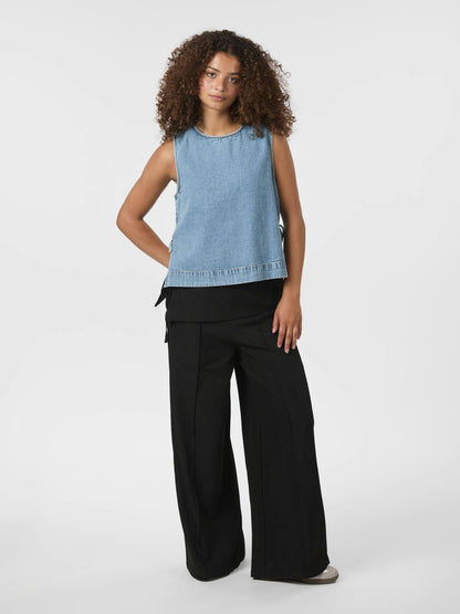 Svetlana Denim Top