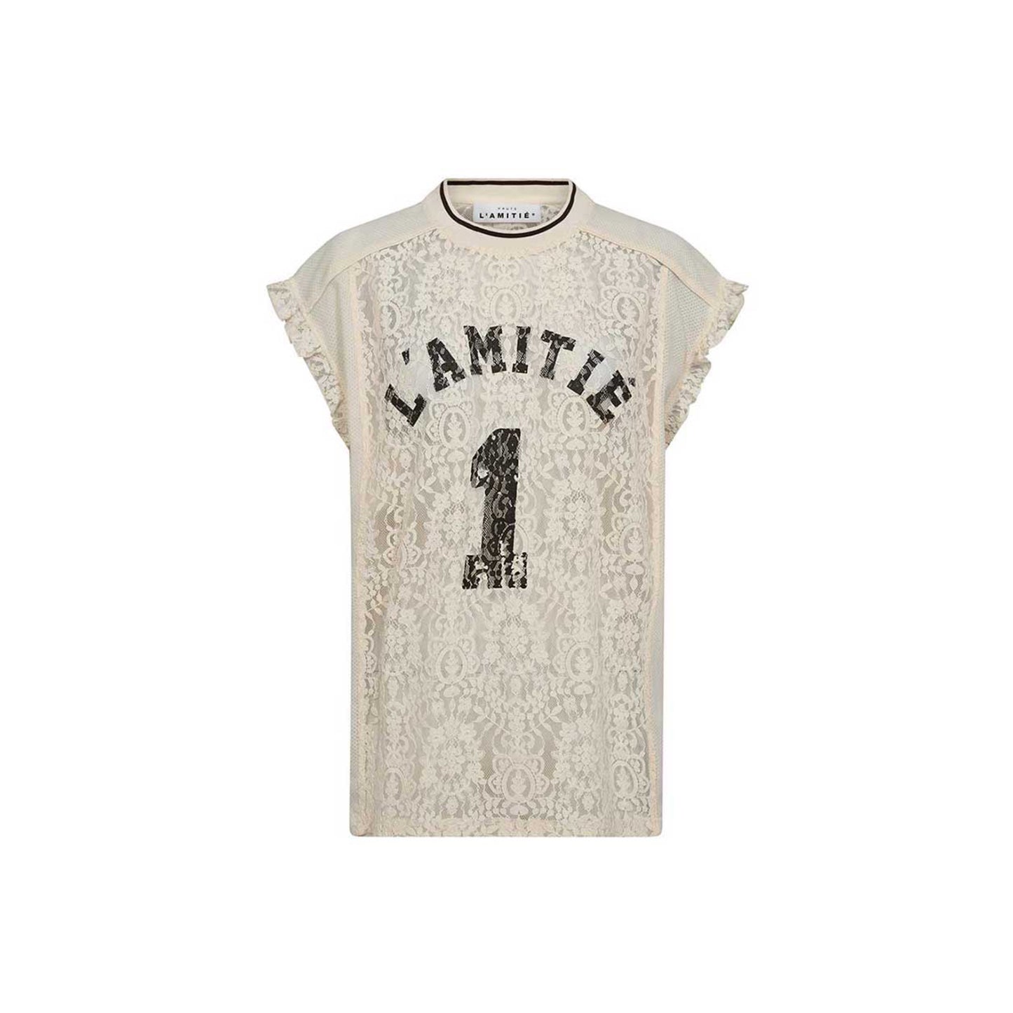 Fodbold Blonde Frill Top
