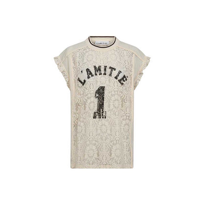 Fodbold Blonde Frill Top