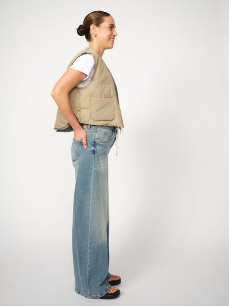 MANJA DOWN VEST MOS MOSH