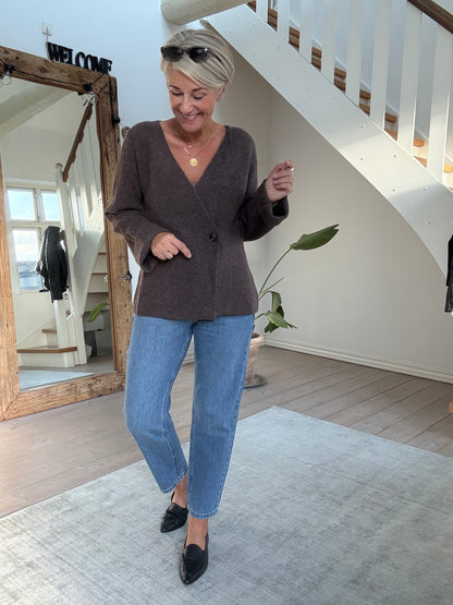 MARIE LOUISE STRIK CARDIGAN NEO NOIR