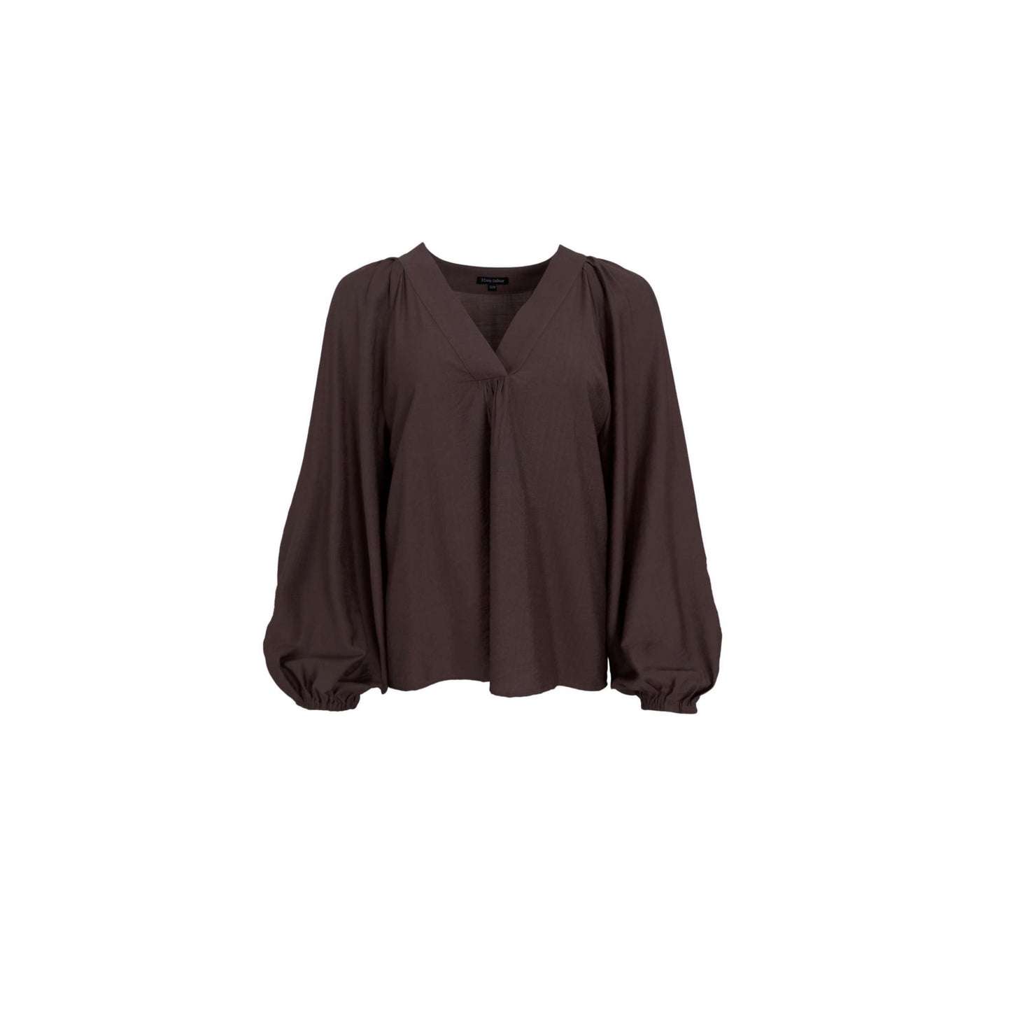 LUISA RAGLAN BLUSE BLACK COLOUR