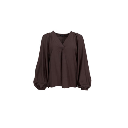 LUISA RAGLAN BLUSE BLACK COLOUR