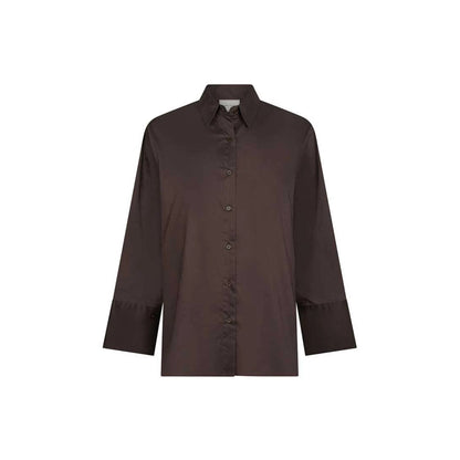 DITA POPLIN SKJORTE NEO NOIR