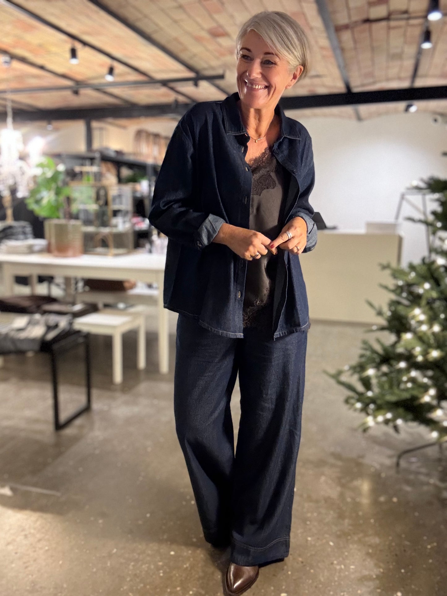 HARCHER DENIM SKJORTE IH