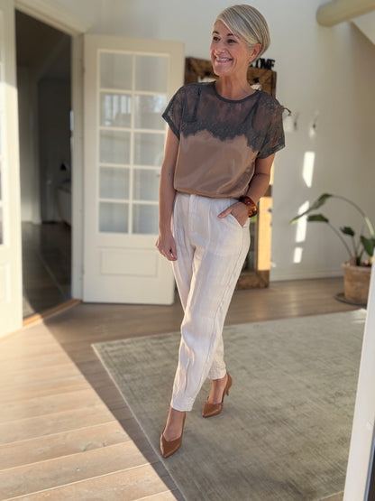 Buggi Sheer Lace T-Shirt
