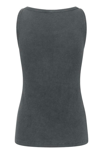 Mandy Logo Rib Top