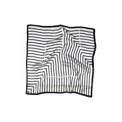 Lines Silk Tørklæde