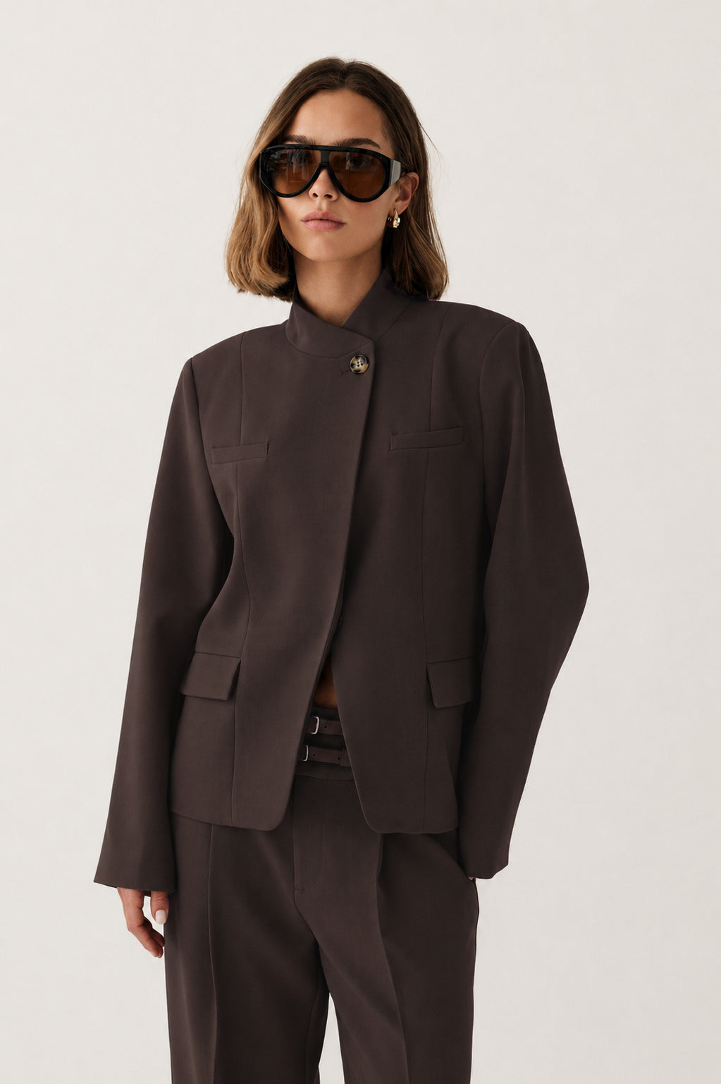 MONIQUE BLAZER BRUN NE