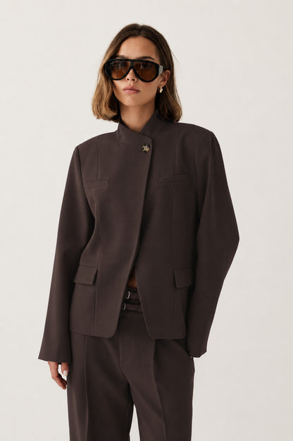 MONIQUE BLAZER BRUN NE