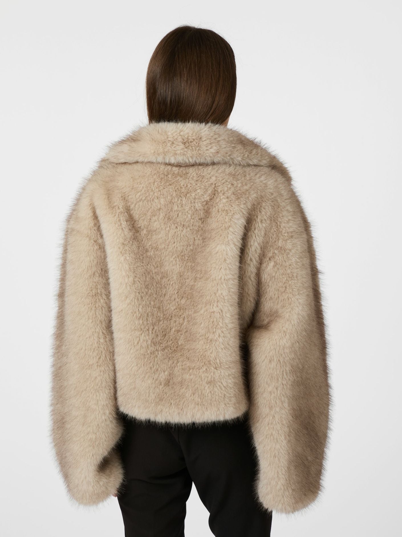STEFF FAUX FUR JAKKE NEO NOIR