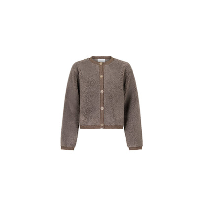 LIMO FLUFFY KNIT CARDIGAN