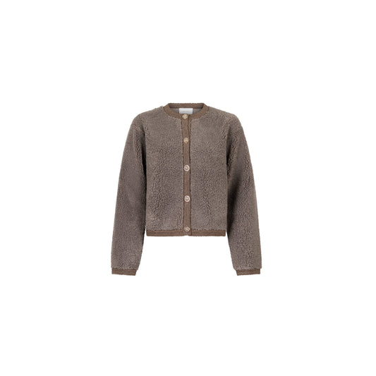 LIMO FLUFFY KNIT CARDIGAN