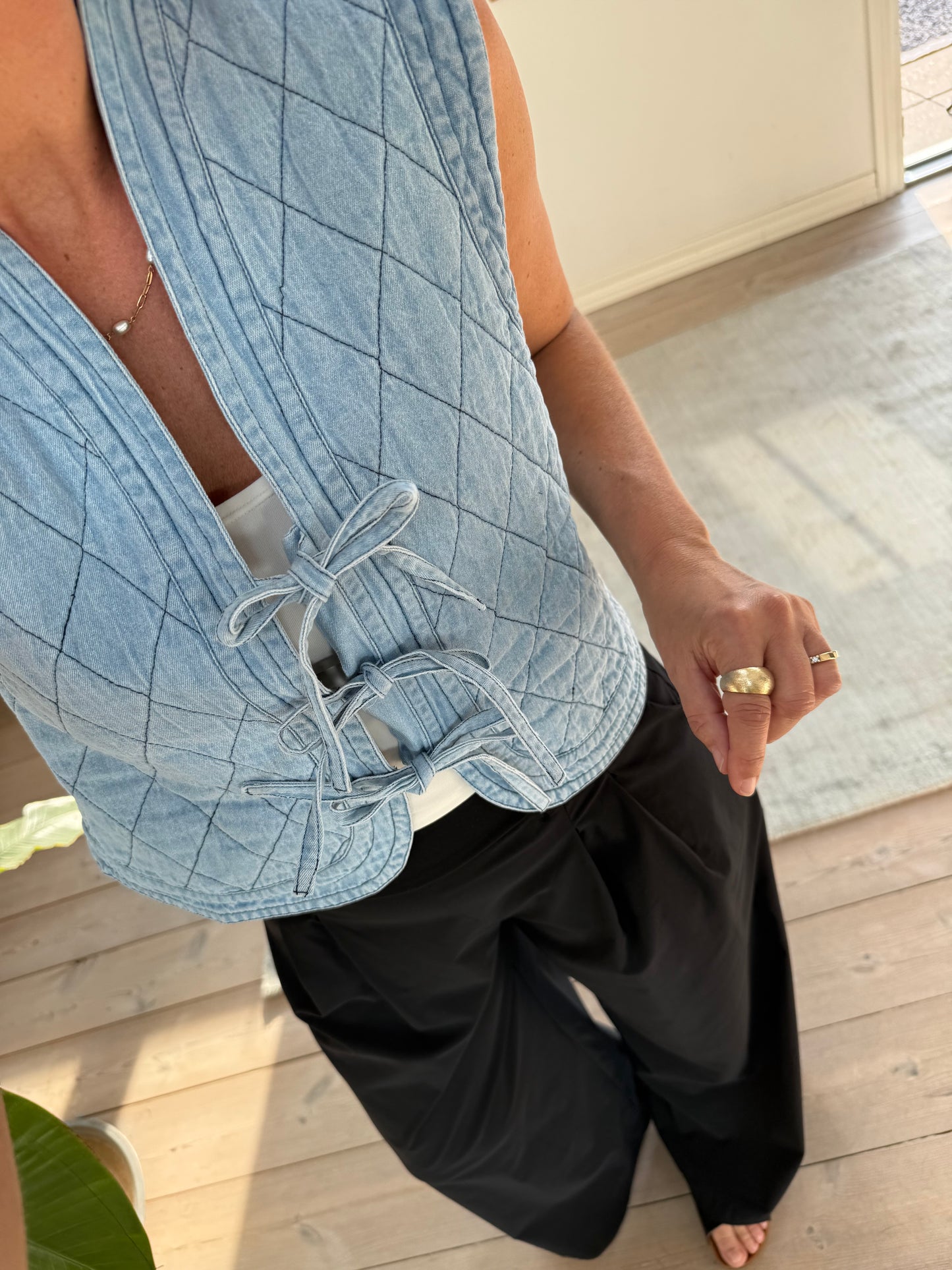 Carine Denim Vest