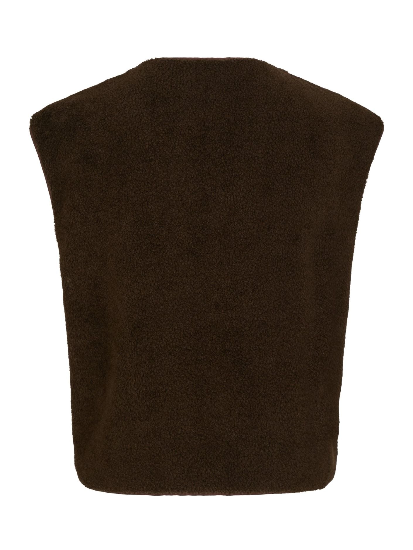 MARIKO TEDDY VEST NEO NOIR