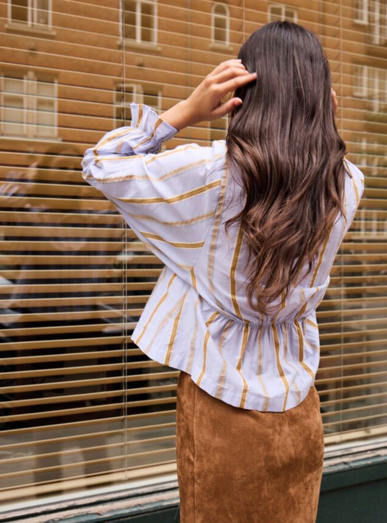 SAMI STRIPE BLUSE ICHI