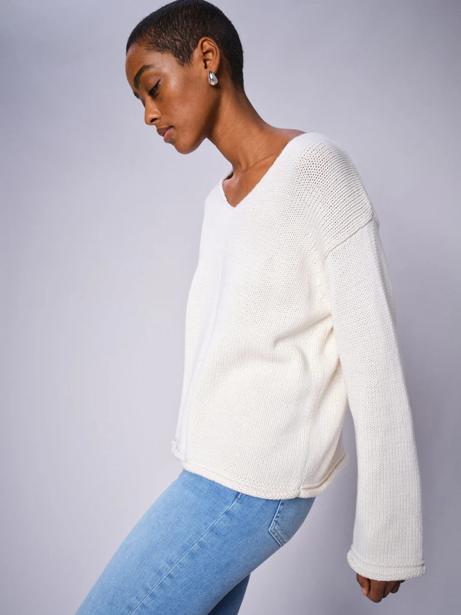 Bine LS V-Neck Strik