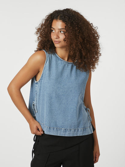 Svetlana Denim Top