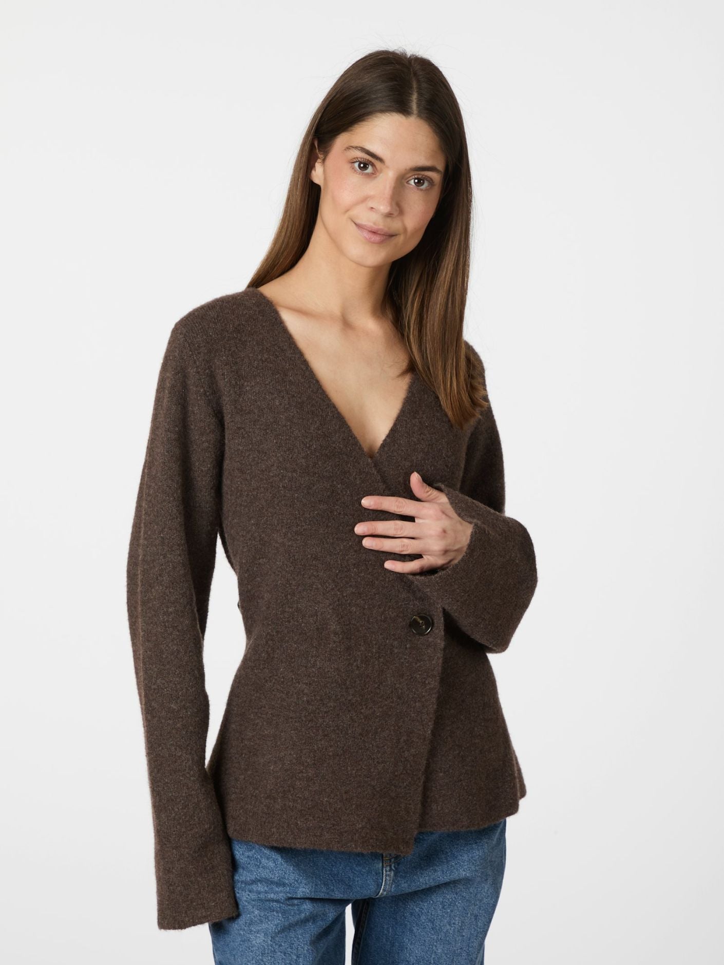 MARIE LOUISE STRIK CARDIGAN NEO NOIR