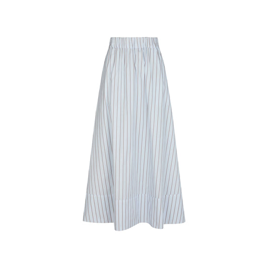 YARA STRIPE LONG SKIRT NEO NOIR