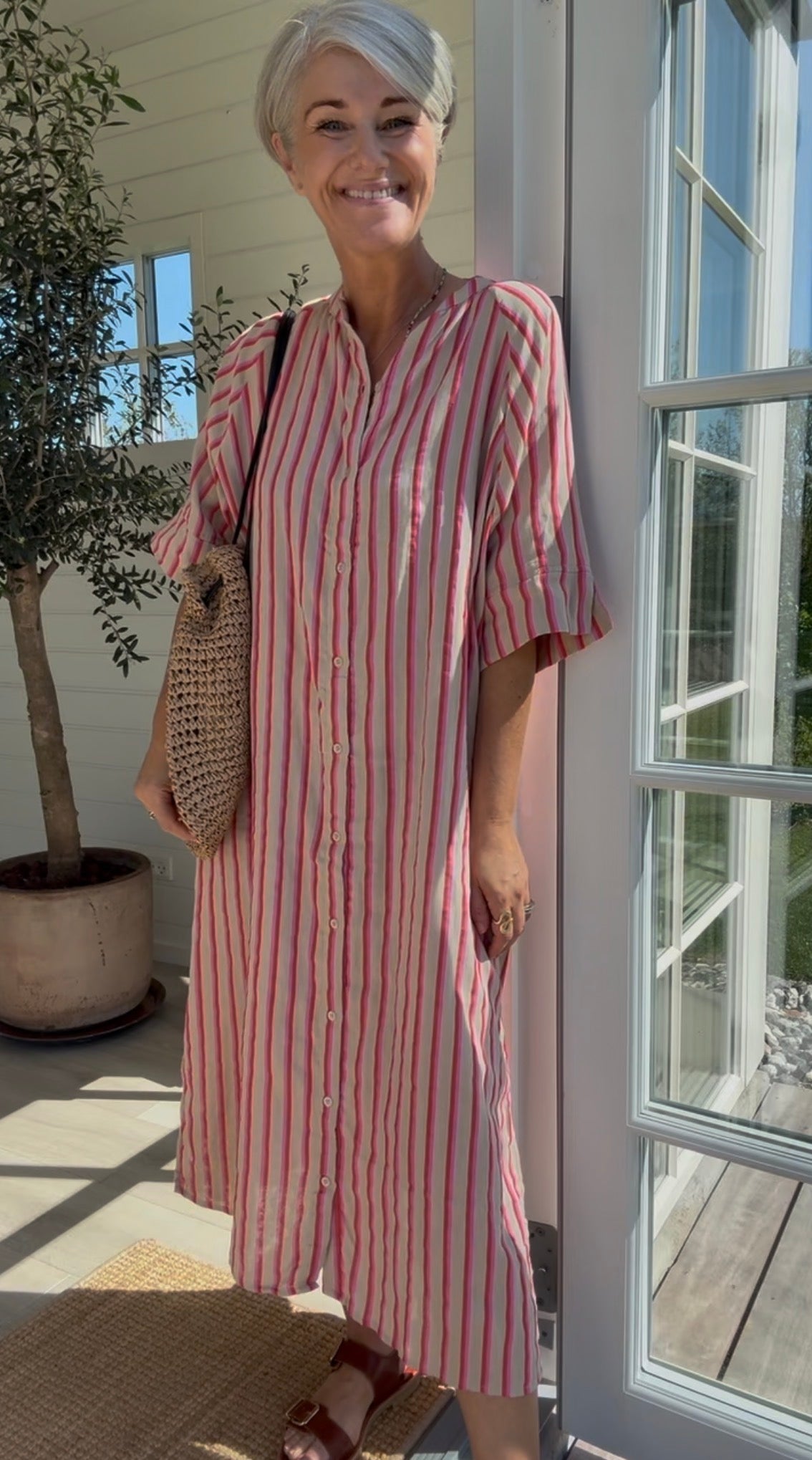 FOXA 2/4 MIDI STRIPE KJOLE ICHI