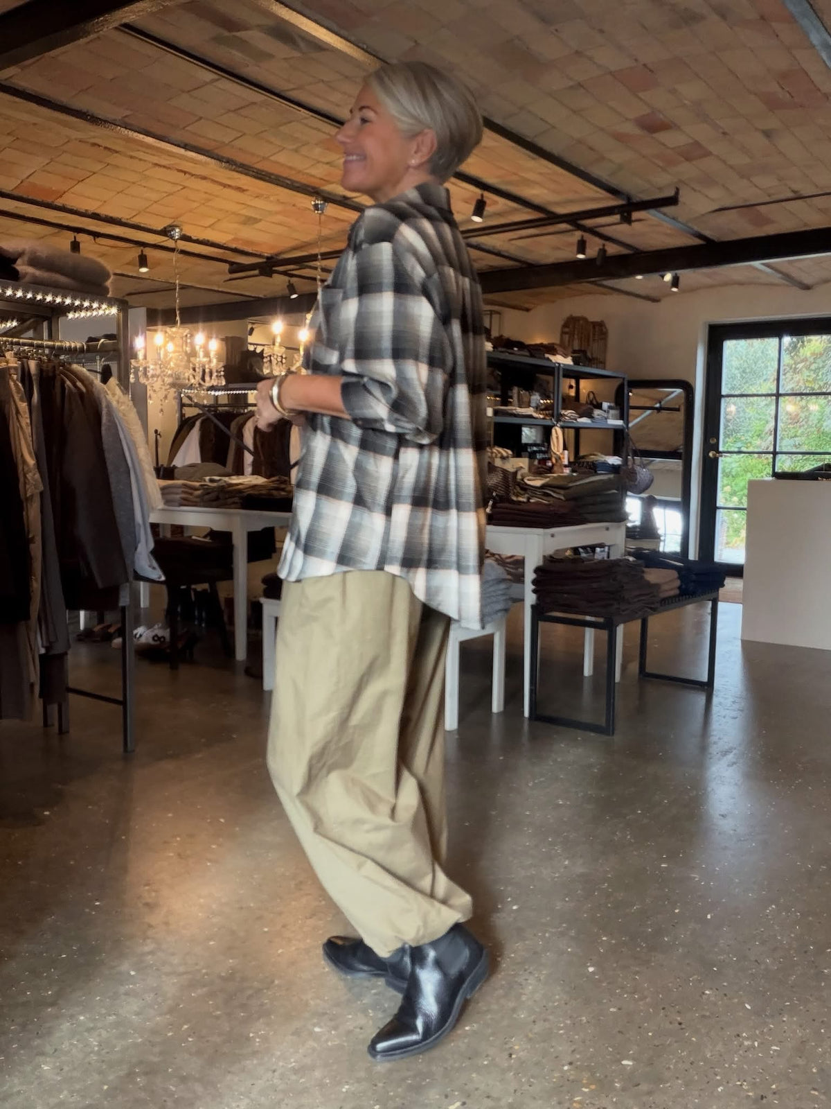 DALMA FLANNEL CHECK SKJORTE NN (267)