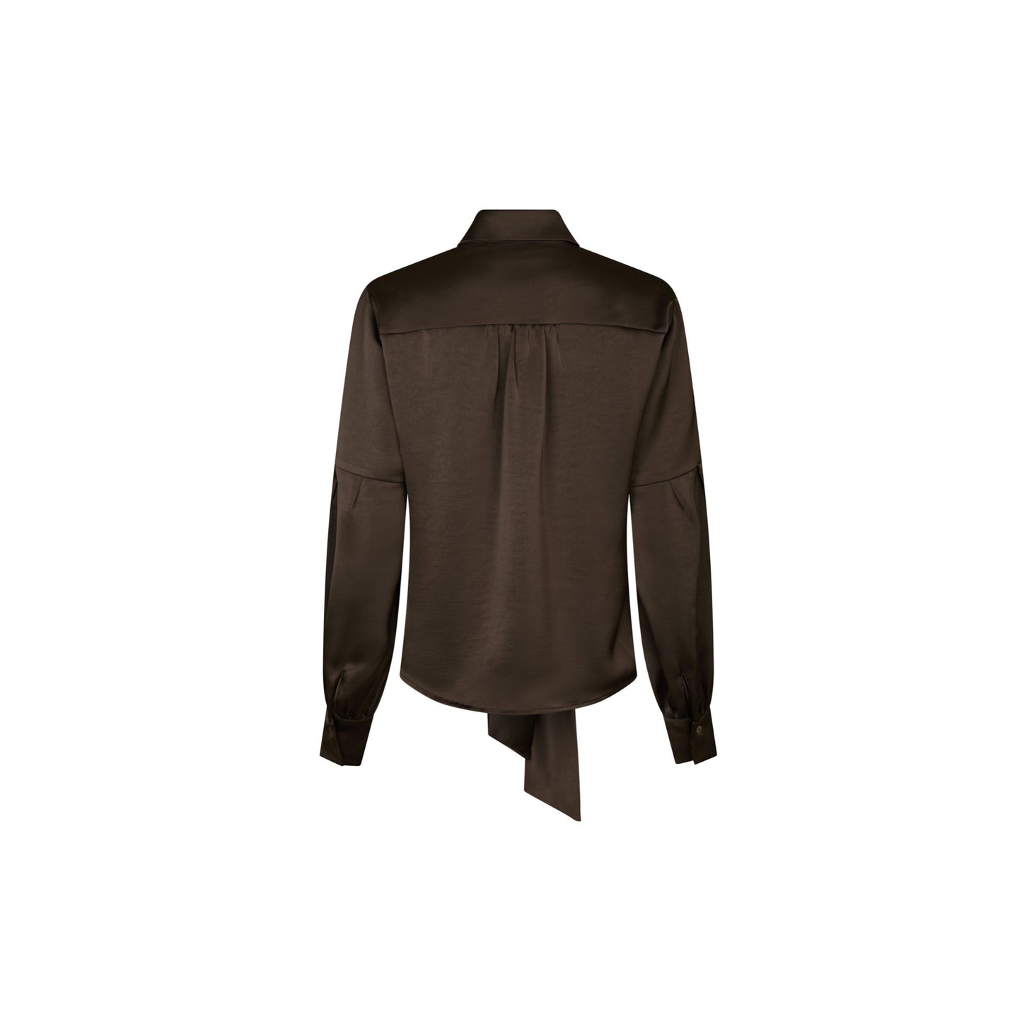 NAJA SATIN BLUSE NEO NOIR