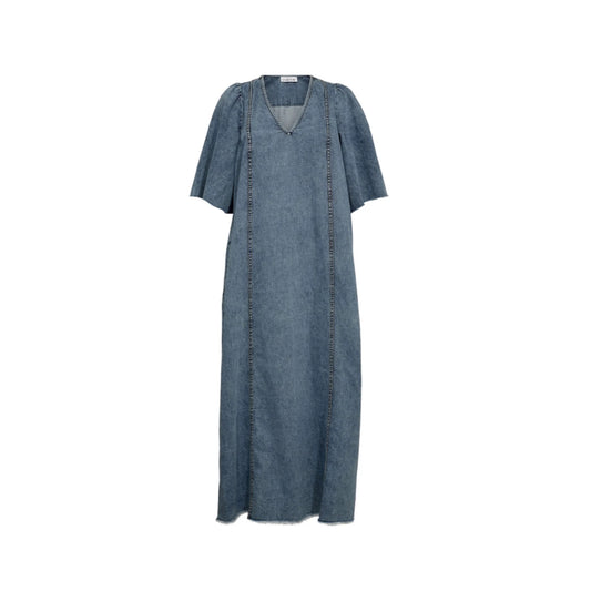 DENIM RAW HEM KJOLE HL