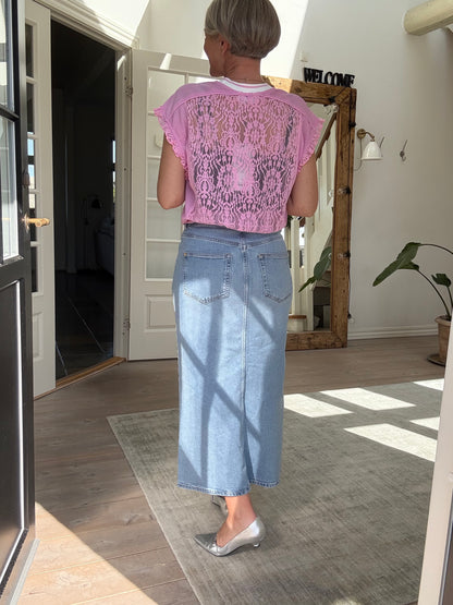 Fodbold Blonde Frill Top