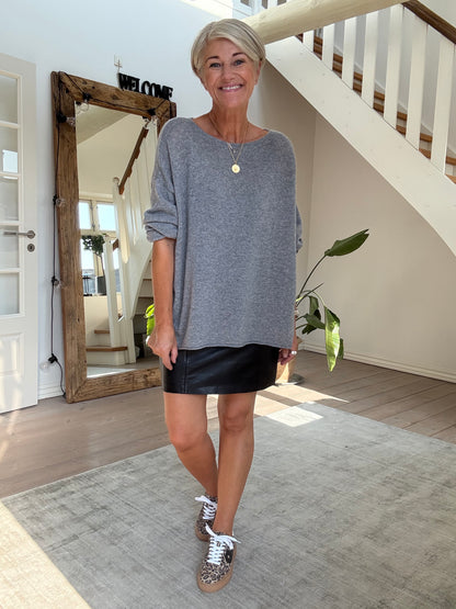 OVERSIZED PURE CASHMERE BLUSE BTF·CHP