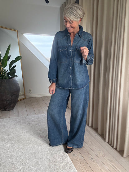 Denim Skjorte Love1276