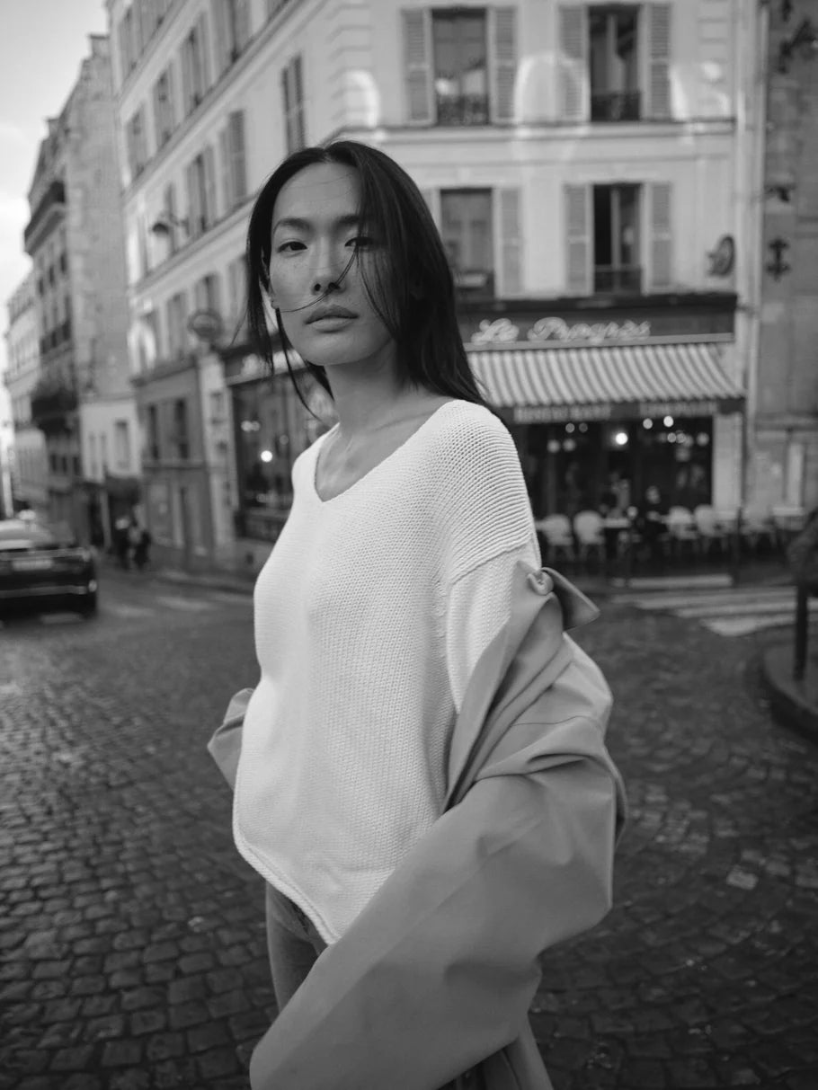 Bine LS V-Neck Strik