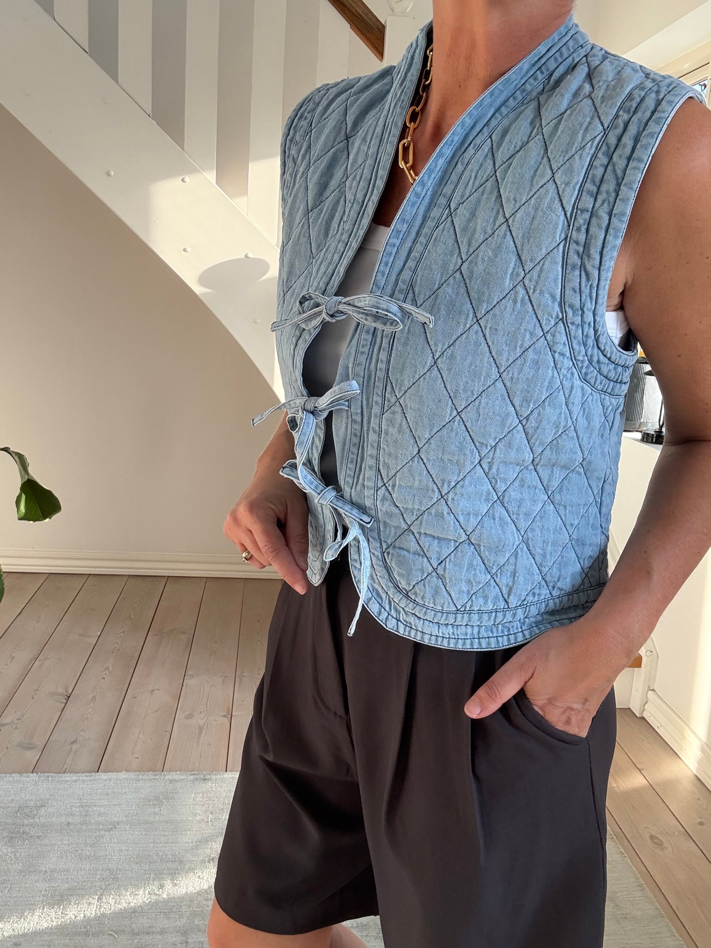 Carine Denim Vest