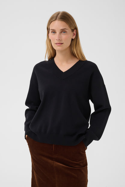 CHANTALLY STRIK PULLOVER SORT PT