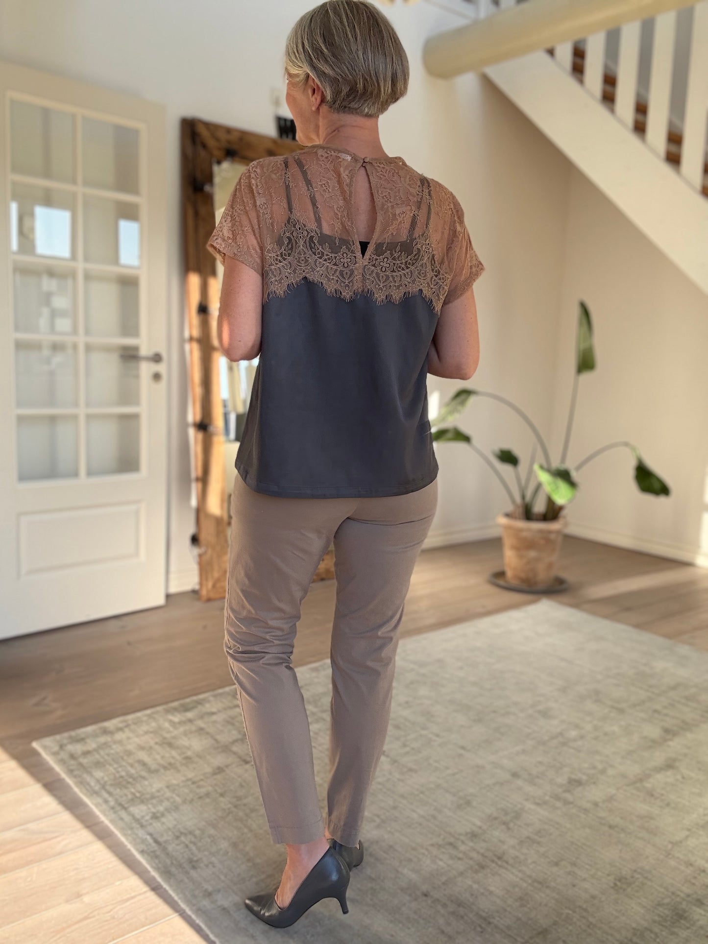 Buggi Sheer Lace T-Shirt