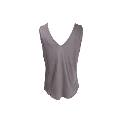 MABEL DOUBLE V-NECK TOP TAUPE BC (29)