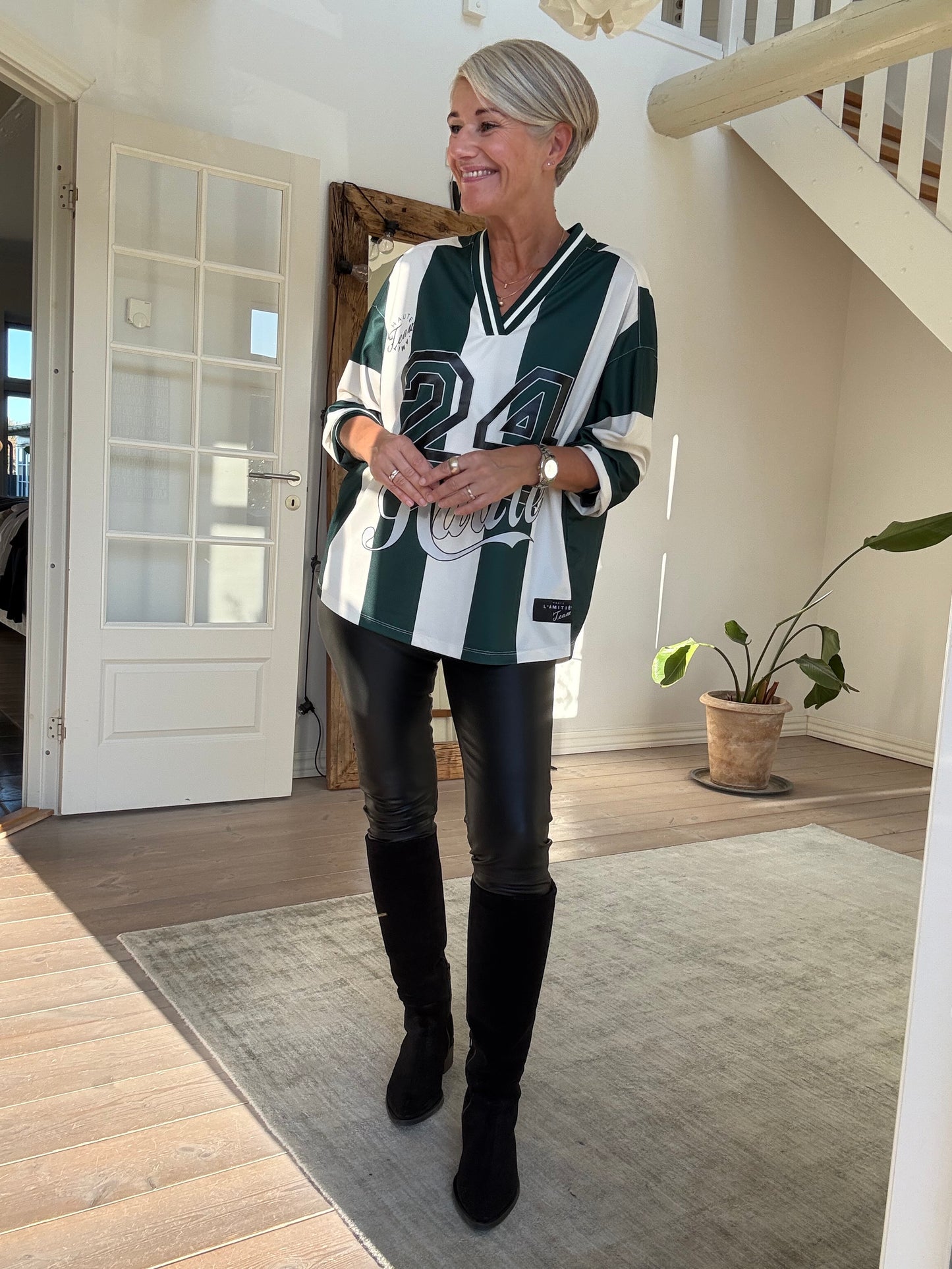 24 STRIPE BLUSE HL