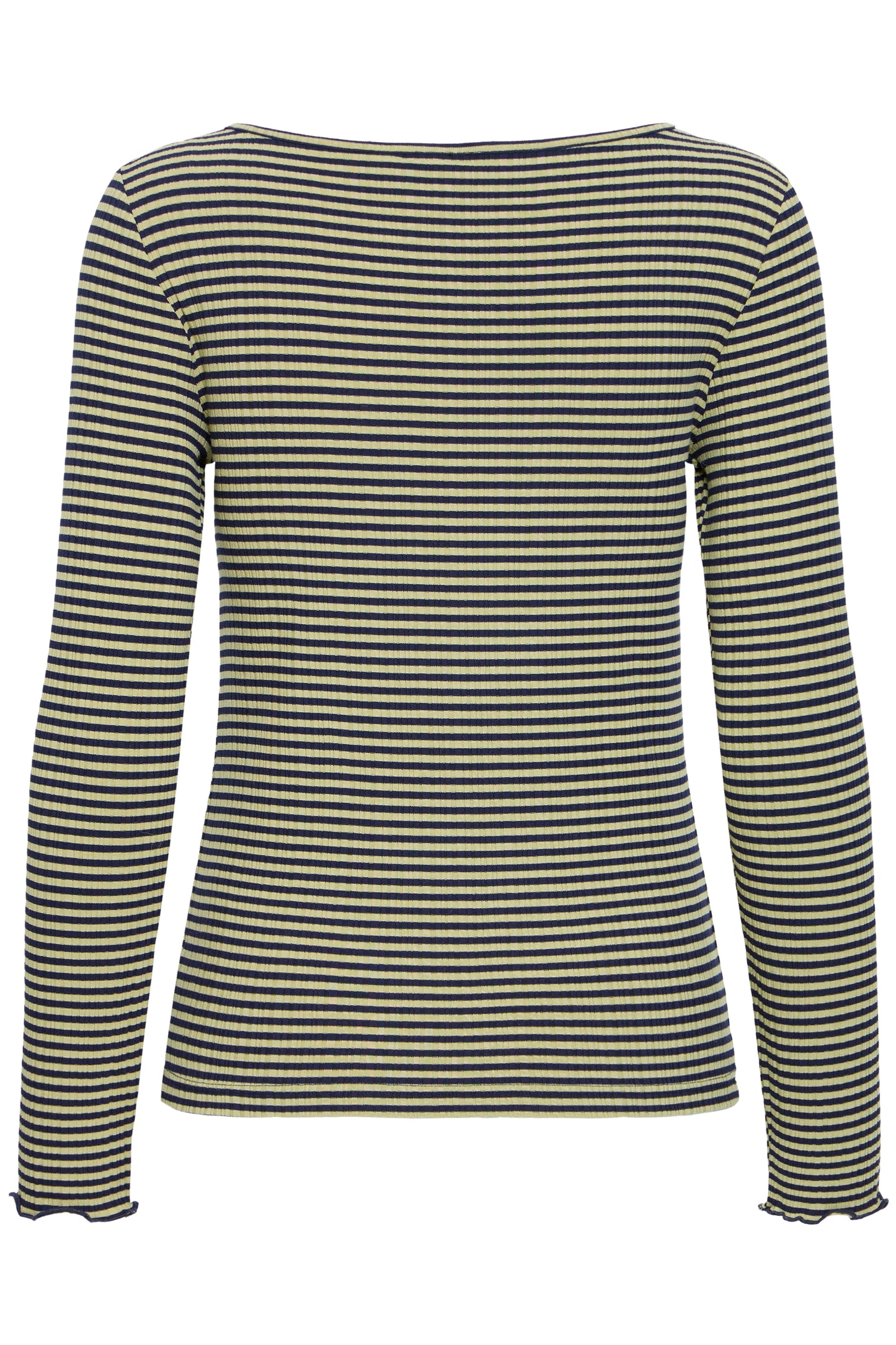 CELLA L/Æ T-SHIRT GRØN/BLÅ ICHI (160)