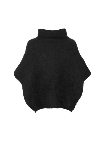 BJOERK ROLL NECK PONCHO BC (57)