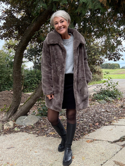 FAKE FUR JAKKE BTF·CHP