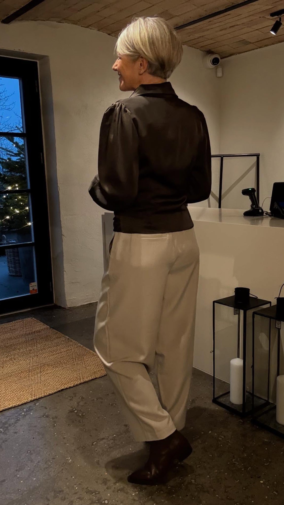 FRANSALA HEAVY SATEEN BLUSE NN